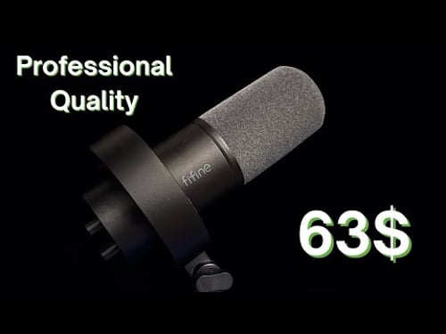 Budget usbc and xlr mic with Professional Quality| FiFine K688 Unboxing & Review