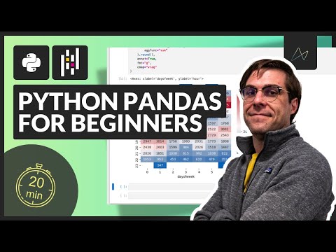 Learn Python & Pandas in 20 Minutes (project files included!)