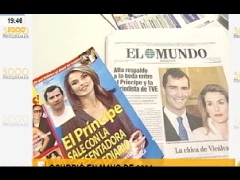 Noviazgo y boda de los príncipes Felipe y Letizia en AD