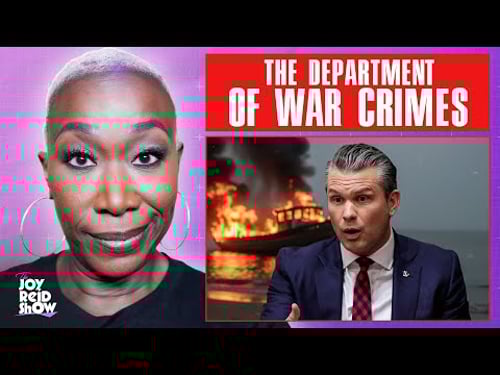 The Department of War Crimes | The Joy Reid Show Live!