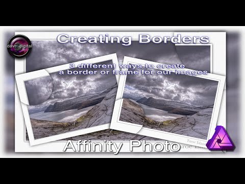 3 simple ways to add a border to our image Affinity Photo