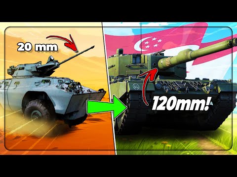 Evolving Tanks from Oldest to NEWEST (Singapore Edition?!)
