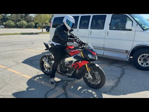 Picking up an Aprilia Tuono 1100 V4 | HD Sound
