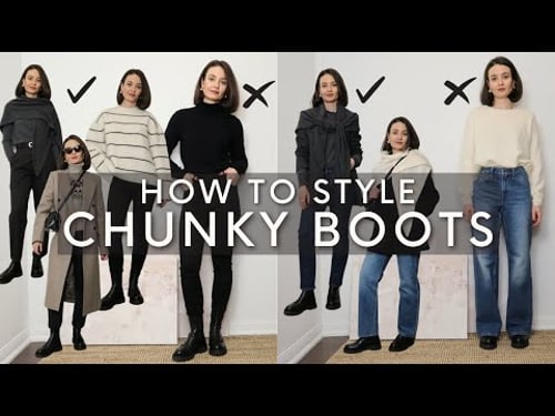 HOW TO STYLE CHUNKY BOOTS FOR WINTER