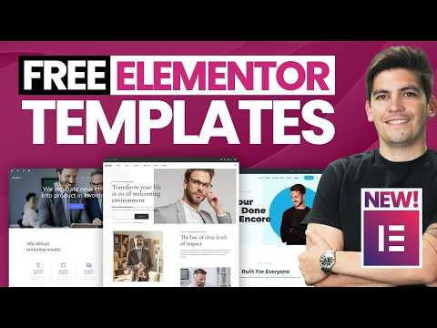 My Best Free Elementor Templates — You Can Have Them Free