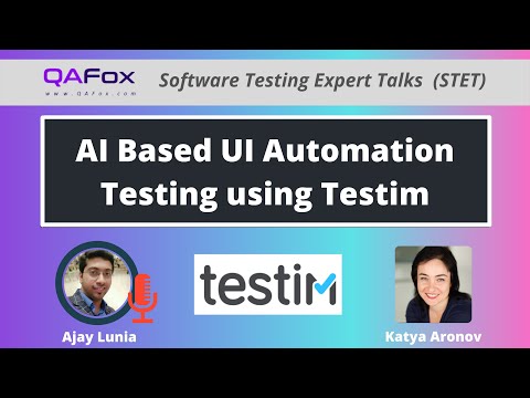 𝐀𝐈 𝐁𝐚𝐬𝐞𝐝 𝐔𝐈 𝐀𝐮𝐭𝐨𝐦𝐚𝐭𝐢𝐨𝐧 𝐓𝐞𝐬𝐭𝐢𝐧𝐠 𝐮𝐬𝐢𝐧𝐠 𝐓𝐞𝐬𝐭𝐢𝐦 (By Katya Aronov)