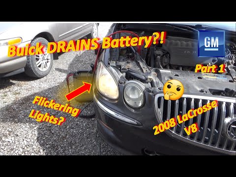 (Pt 1) Buick DRAINS Battery!? FLICKERING Lights? ('08 LaCrosse V8)