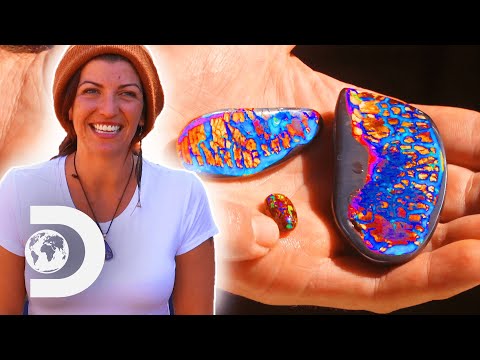 The Opal Whisperers Find Rare Koroit Nut Opal Worth Over $57K | Outback Opal Hunters