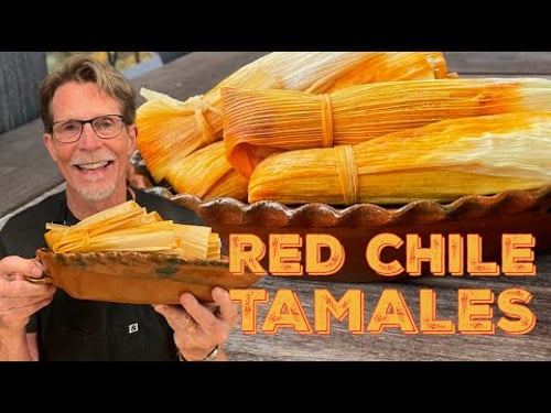 Red Chile Pork Tamales for the Holidays!