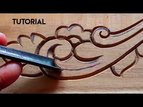 |Wood carving Tutorial |UP wood art |