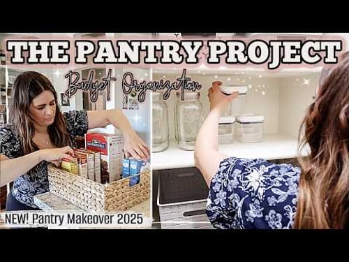 INCREDIBLE PANTRY TRANSFORMATION (Before & After) | Budget Pantry Makeover & Organization