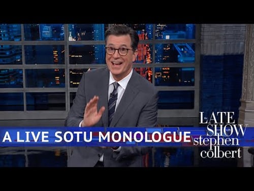 Stephen Delivers The Restate Of Our Union