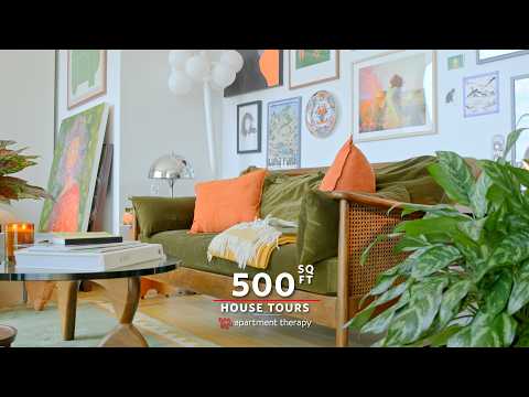 How an Artist Lives Beautifully in 500 Sq Ft | Greenpoint, Brooklyn Tour | Apartment Therapy