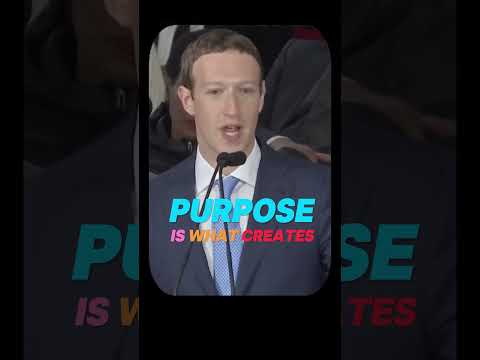 Mark Zuckerberg on Purpose & Meaning | Harvard Speech 🎓 #MetaAI #RaybanMeta #SuccessMindset