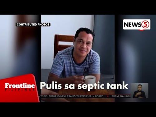 3 suspek sa natagpuang pulis sa septic tank, arestado na | Frontline Pilipinas