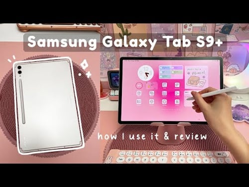 Samsung Galaxy Tab S9 Plus π S9+ unboxing, review & how I use it βοΈ