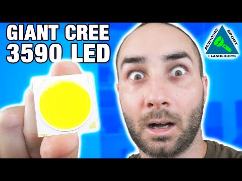 World's Brightest LED in a Flashlight! (Cree CXB3590)