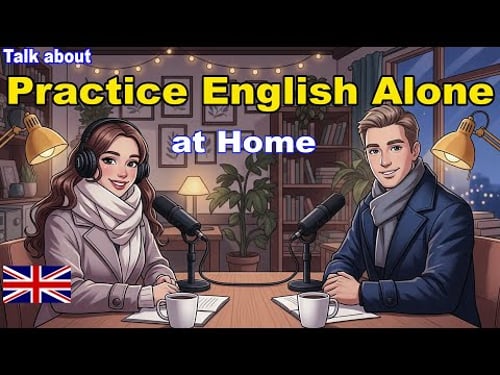 How to Practice English Alone at Home 🏡 | Slow English Shadowing (A1–B1)