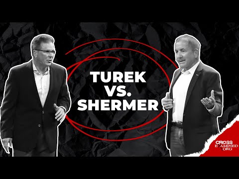 Debate: What Best Explains Reality: Theism or Atheism? (Frank Turek vs. Michael Shermer)