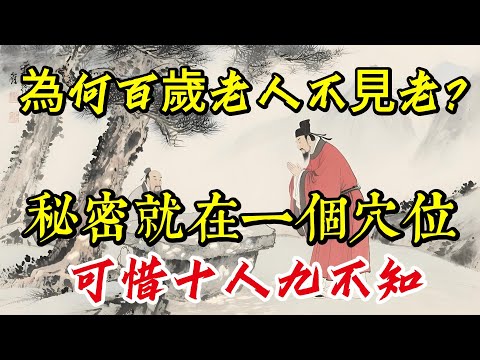 為何百歲老人不見老?秘密就在一個穴位,可惜十人九不知!|打坐冥想|養生|道家|佛教 |佛學知識|修心修行|禪悟人生 |南無阿彌陀佛|談佛道安