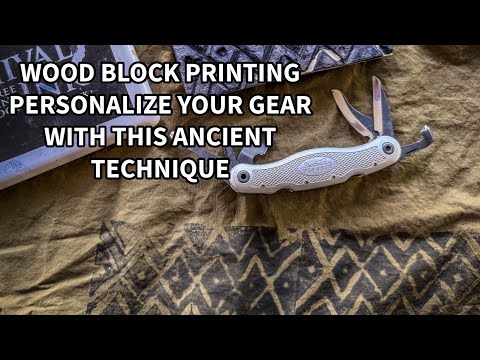 Wood Block Printing Personalize your Gear with this Ancient Technique