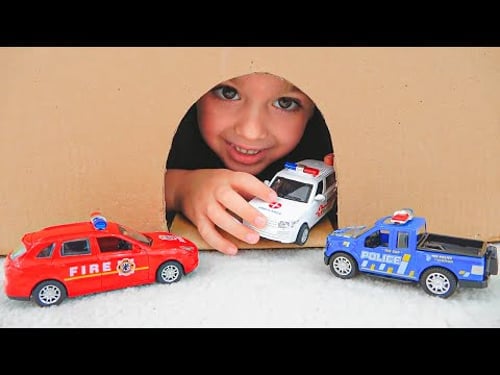 Vlad dan Niki bermain dengan mobil mainan - Koleksi video mobil untuk anak-anak