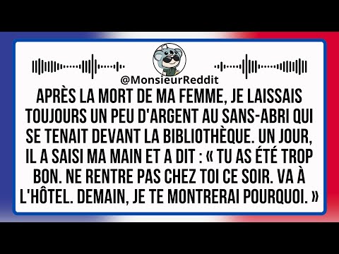 Après la mort de ma femme, je laissais toujours de l’argent au sans-abri de la bibliothèque…
