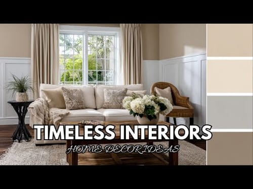 Timeless Interiors ✨ Vintage Inspired Modern Home Decor Ideas