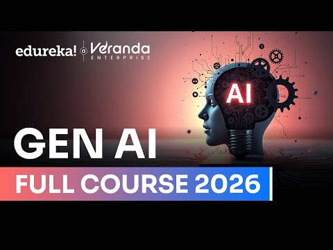 Generative AI Course for Beginners | Gen AI Full Course | Gen AI Tutorial for Beginners | Edureka