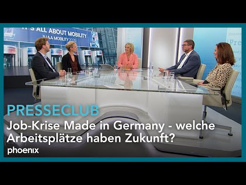 Presseclub: Job-Krise Made in Germany - welche Arbeitsplätze haben Zukunft?