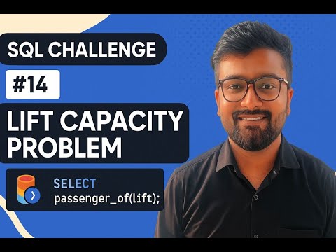 Find Passengers That Can Fit in Each Lift | SQL Interview Question