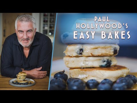 Delicious Blueberry Buttermilk Pancakes | Paul Hollywood's Easy Bakes