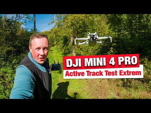 DJI Mini 4 Pro - Active Track Test in an extreme forest area - Tracking at the highest level?
