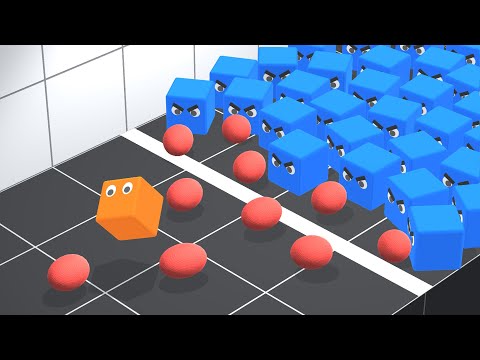 1v10 AI Dodgeball (deep reinforcement learning)
