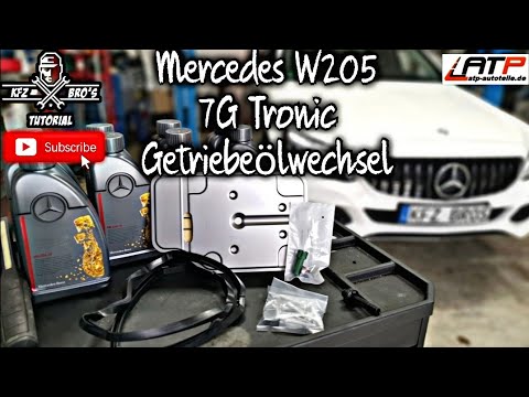 Mercedes W205 | 7G Tronic | Automatic transmission oil change ⚙️🛢 | Instructions | Torque values |