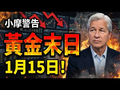 小摩示警600億資金「大逃殺」!1月15日!「黃金末日」!倒計時?,散戶如何保命?#黃金#白銀#摩根大通 #金價#理財#投資#晚年生活#晚年幸福#退休#退休生活#養老