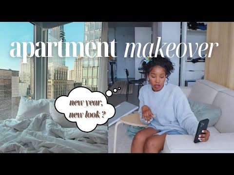 rearranging my nyc studio apartment for the new year | pinterest inspired & new year reset