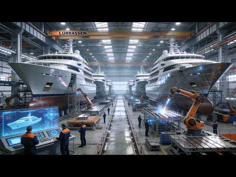 Inside the $4 Billion Lürssen Shipyard — How the World’s Largest Yachts Are Built