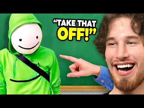 Famous Youtuber Wears MINECRAFT MASK to HIDE FACE