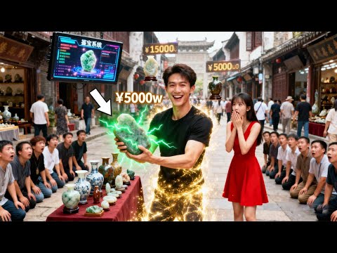 窮小子廉價買破瓷瓶遭到羞辱,卻沒想到它裡面有價值500萬的翡翠玉石,意外獲得超強鑑寶系統,從此走向人生巔峰! #反转 #反转 #逆袭