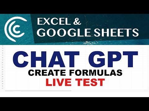 CHAT GPT - Create Excel & Google Sheets Budget - Live Stream