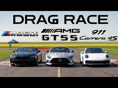M850i vs AMG GT55 vs 911 Carrera 4s