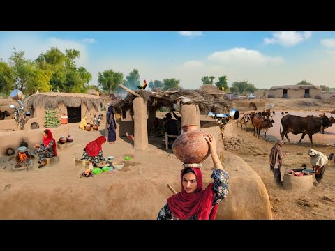 desert woman morning routine | people living in cholistan | traditional food | desert last village