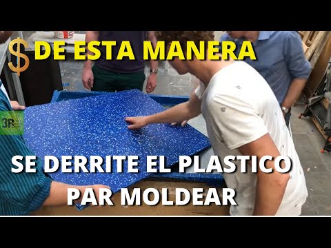 Como derretir plastico para moldear/ reciclaje de botellas plasticas