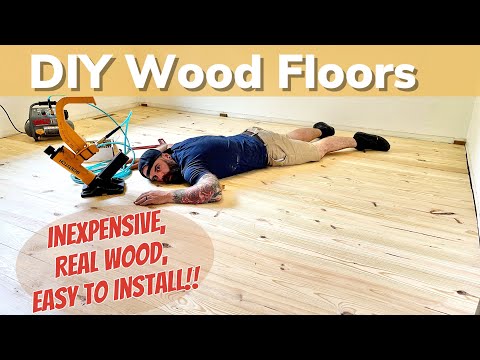 Lay Your Own Wood Floors || Installing Real Wood Floors