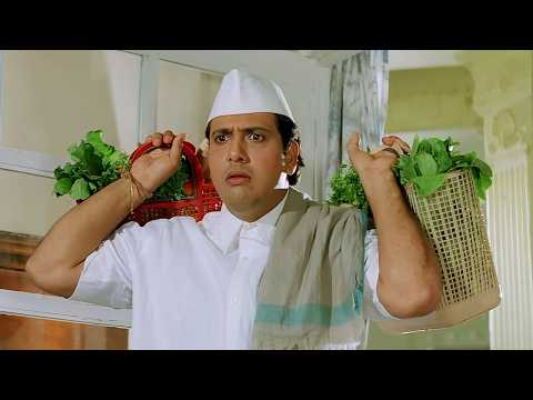 Hero No. 1 गोविंदा बना नौकर - कादर खान, परेश रावल - Govinda की Non-Stop Comedy