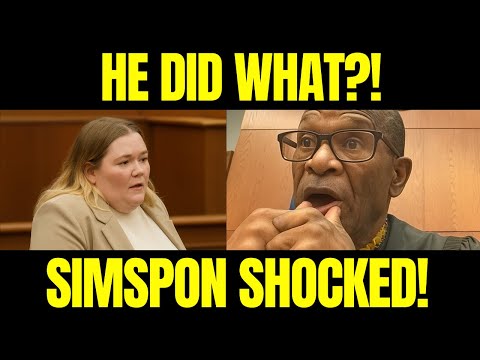 Judge Simpson Reacts as Defendant Appears to Be Under the Influence in Court