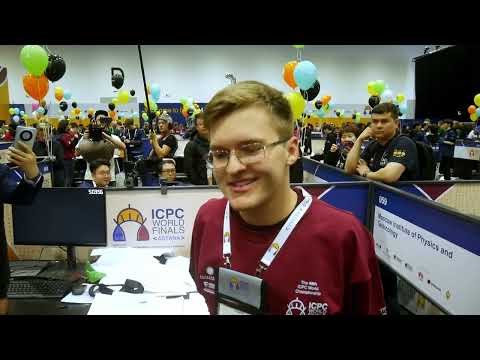 2024 ICPC World Finals Postcontest Interview by Andrew He (ecnerwala)