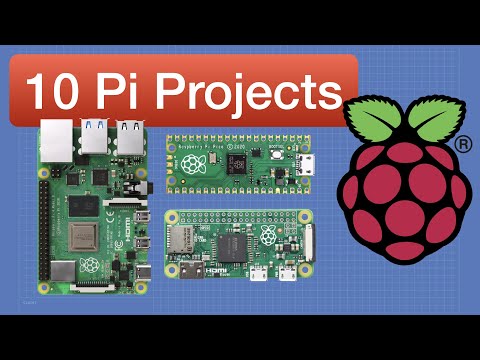 10 Raspberry Pi Projects (All models, including Pico)
