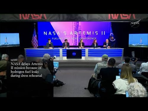 NASA delays Artemis II mission because of hydrogen fuel leaks during dress rehearsal